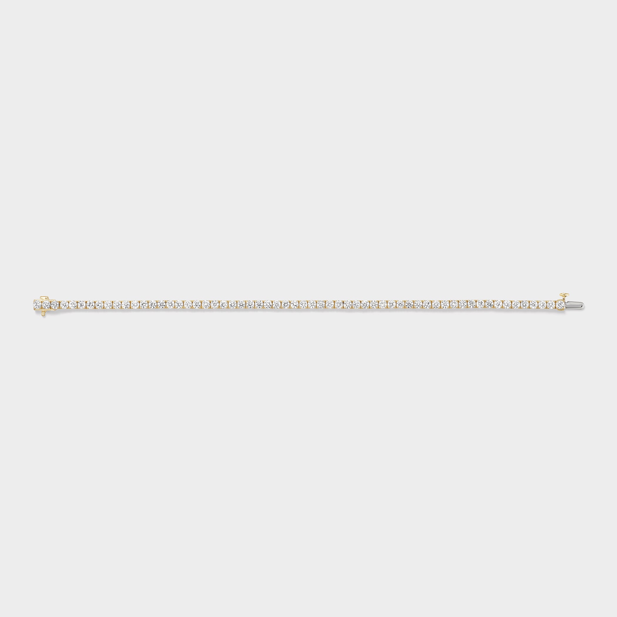 14k yellow gold tennis bracelet