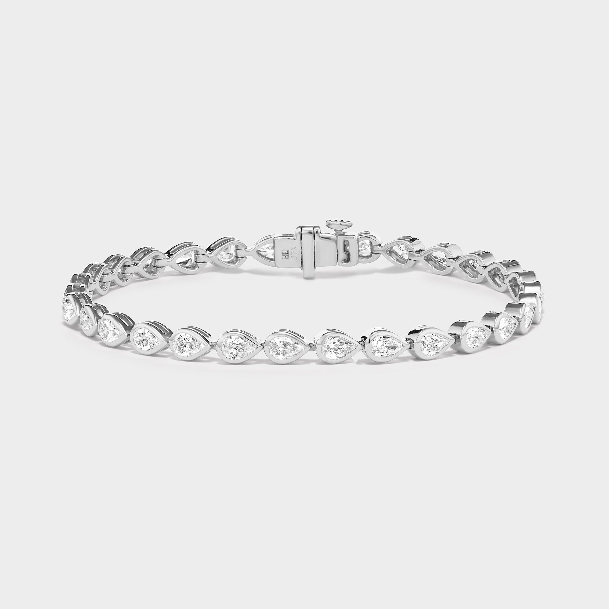 White Gold Tennis Bracelet​ 