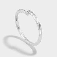 White Gold Diamond Bangle Bracelet