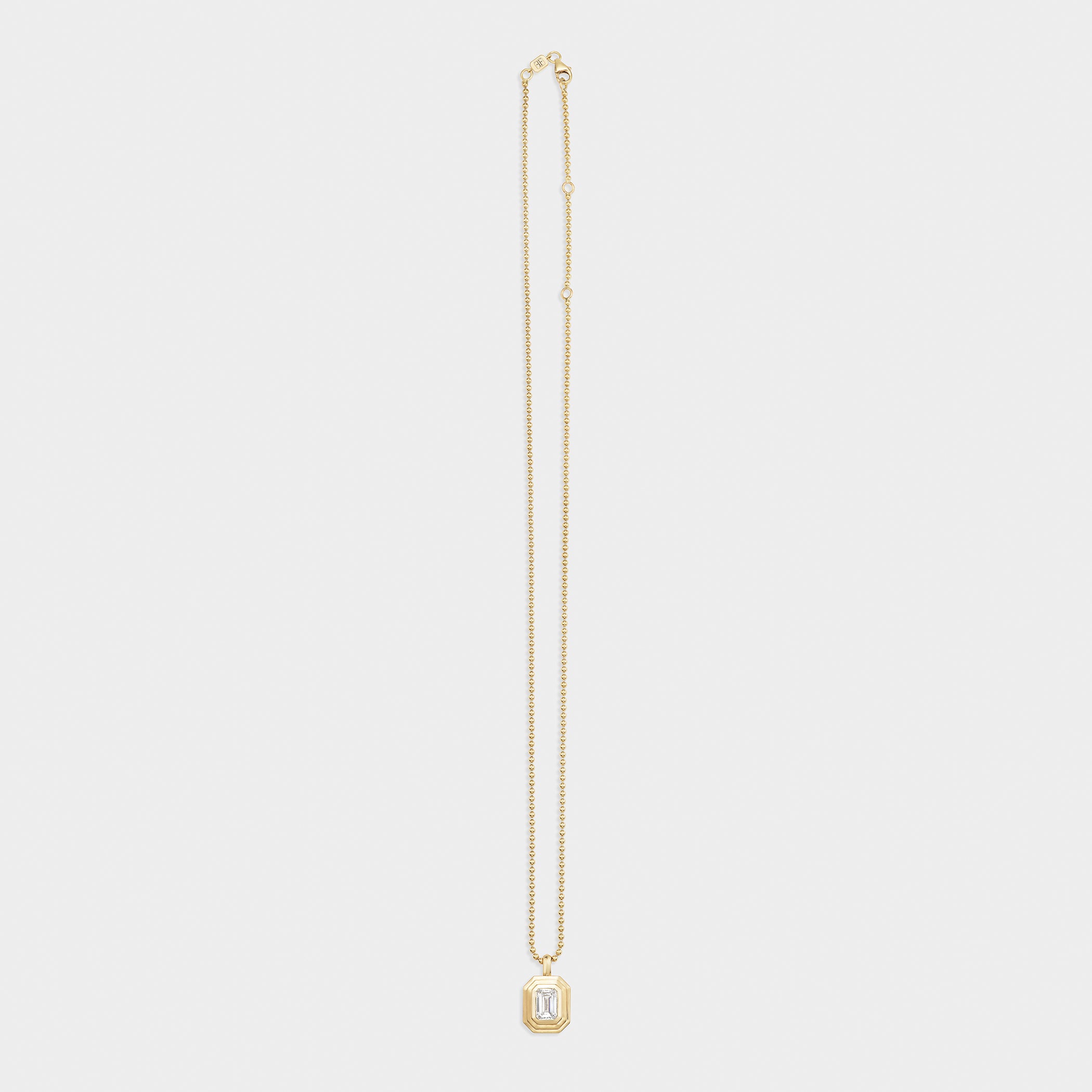 gold ball chain necklace