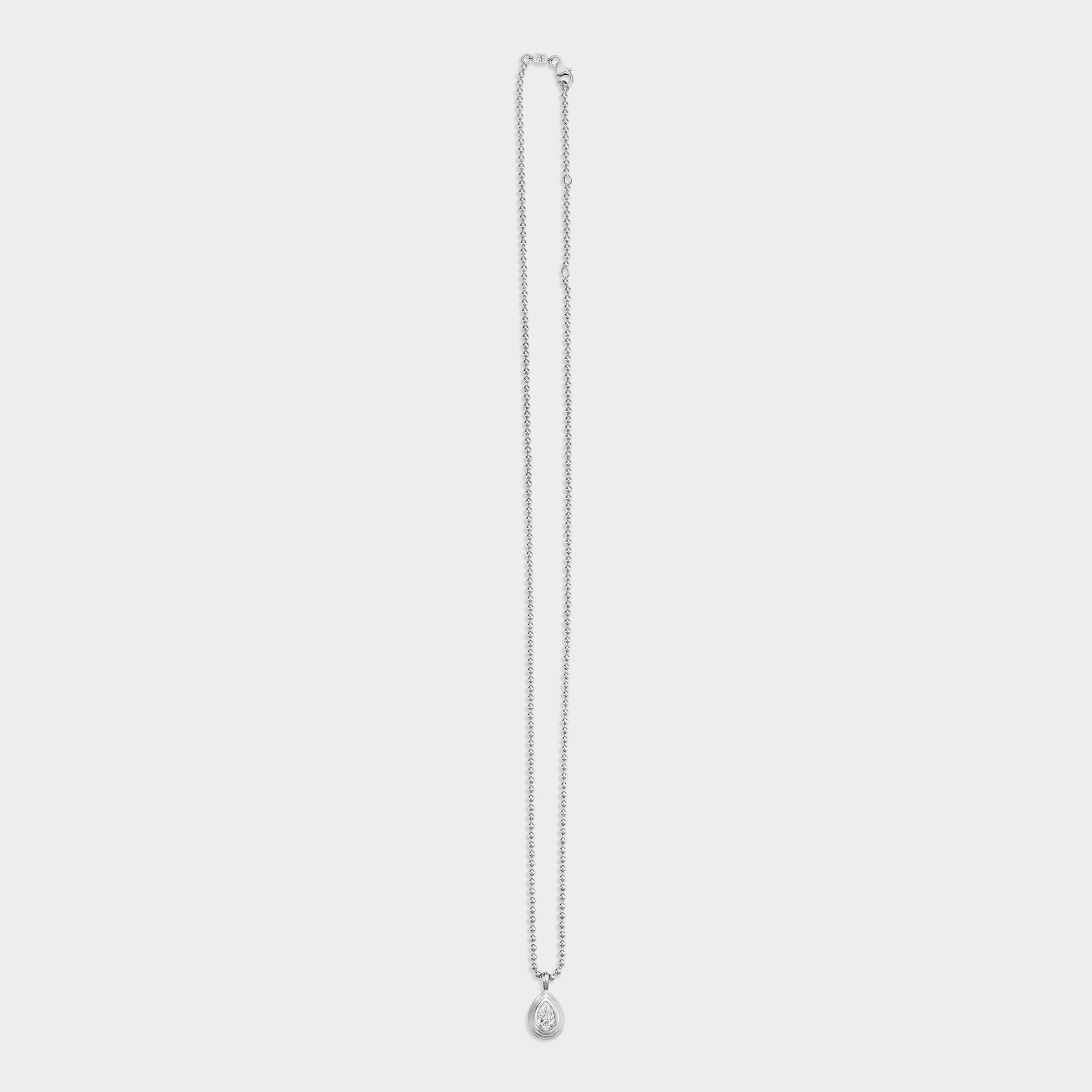 White Gold Ball Chain 2.0mm