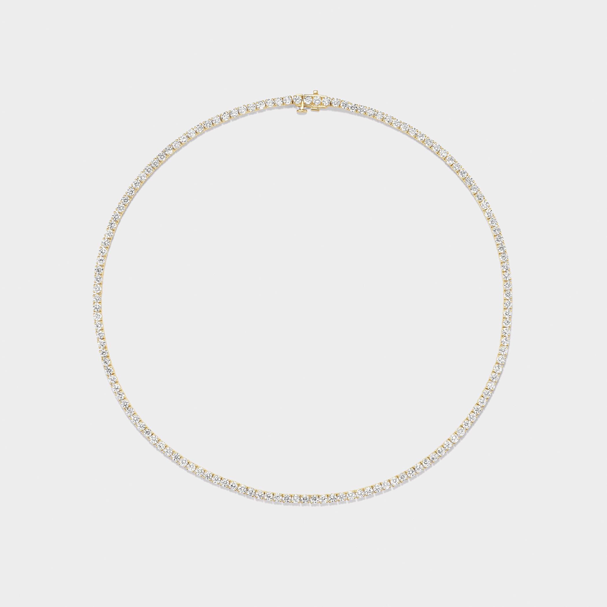 Gold Tennis Necklace