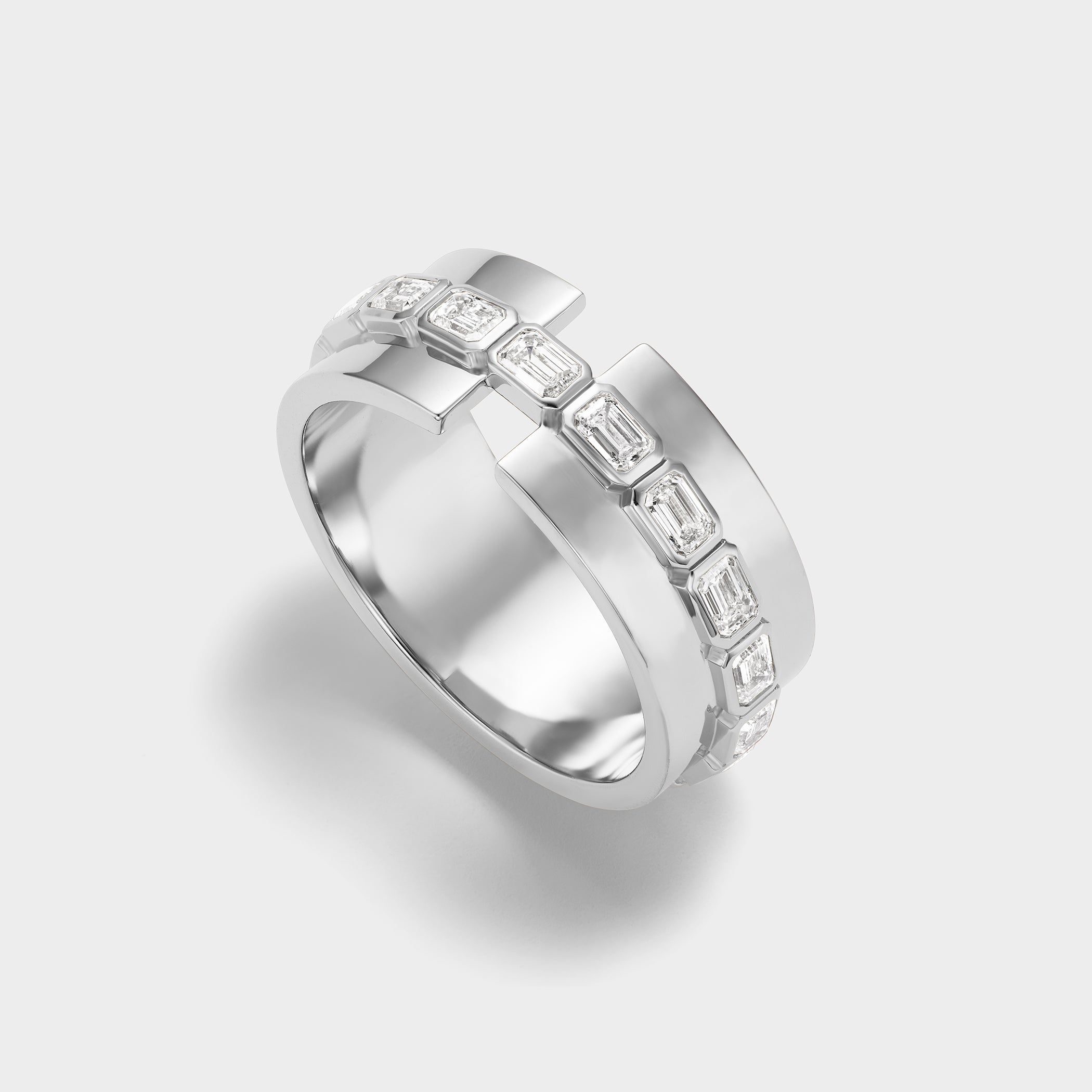 Diamond Open Ring 