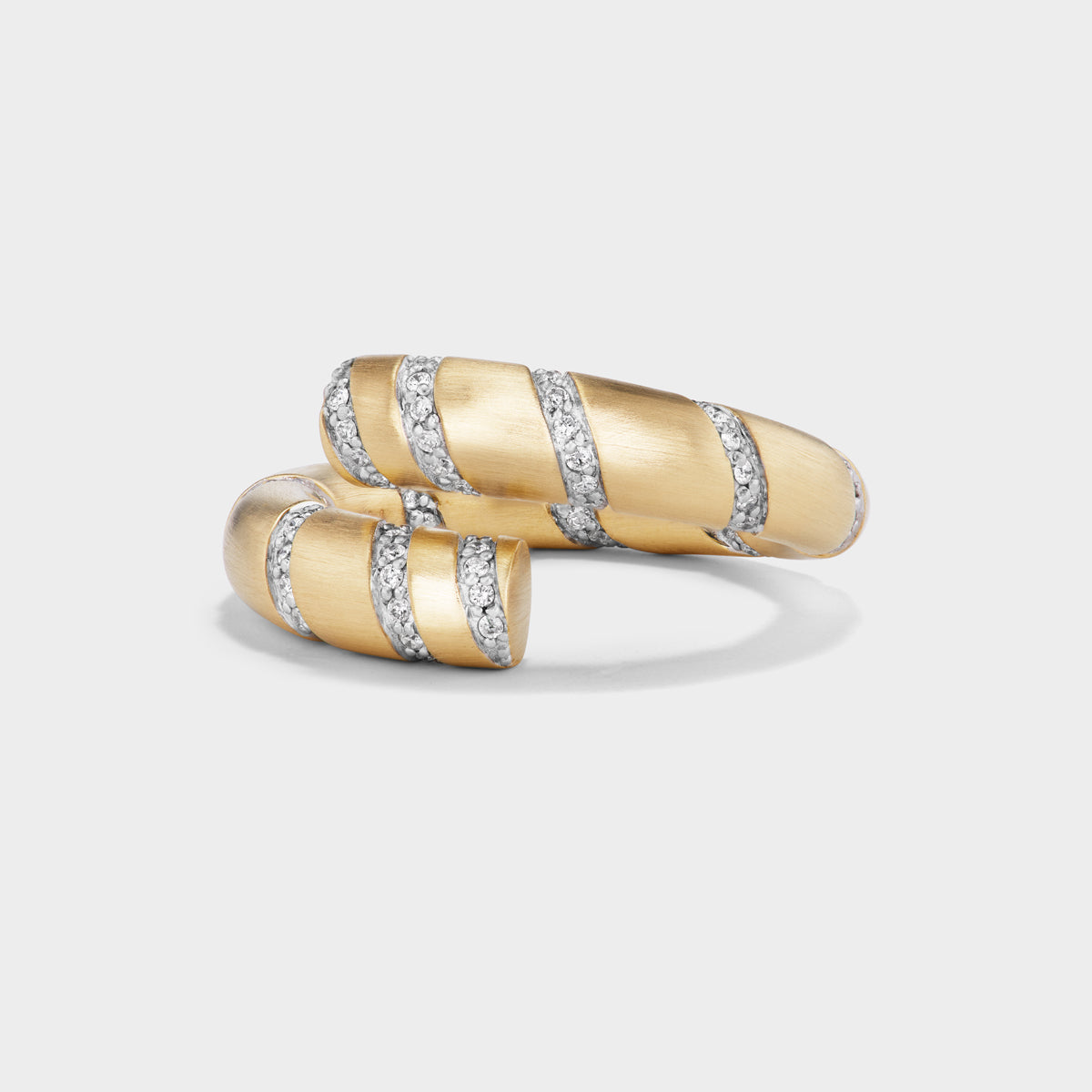 14k gold twist ring